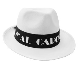 Kapelusz al Capone biały Godan (KBGAN-QG)