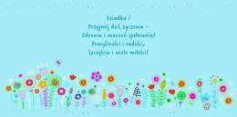 Kartka składana Karnet KW BID GRANAT DZIADEK kw Henry (5905701480630)