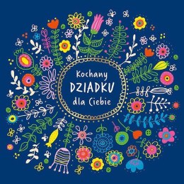 Kartka składana Karnet KW BID GRANAT DZIADEK kw Henry (5905701480630)