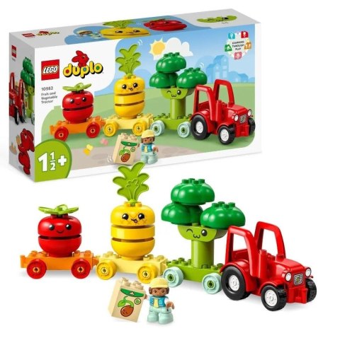 Klocki konstrukcyjne Duplo traktor z warzywami i owocami Lego (10982) Klocki konstrukcyjne Duplo traktor z warzywami i owocami Lego (10982)
