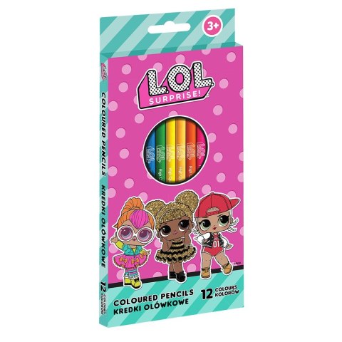 Kredki ołówkowe LOL 12 kol. Astrapap (312024053) Kredki ołówkowe LOL 12 kol. Astrapap (312024053)