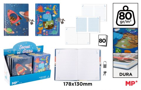 Pamiętnik KOSMOS/DINOZAURY [mm:] 130x178 Mp (PB891-05)