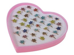 Pierścionek zestaw 36szt. Adar (605794)