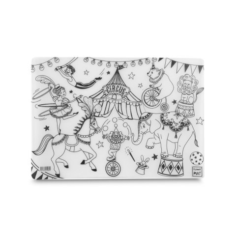 Podkład na biurko FUNNY MAT TRANSPARENT CIRCUS sfu1060 polipropylen PP [mm:] 380x480 Strigo (8681379310604)