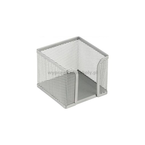 Przybornik na biurko na kostke Srebrny metal Tres (srebrny) Przybornik na biurko na kostke Srebrny metal Tres (srebrny)