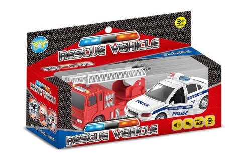 Samochód ZESTAW 2 AUT STRAŻ + POLICJA Artyk (131714)