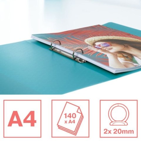 Segregator ringowy Colour Breeze A4 25mm niebieski Esselte (626242) Segregator ringowy Colour Breeze A4 25mm niebieski Esselte (626242)