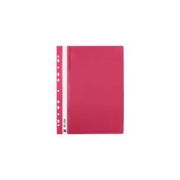 Skoroszyt sztywny zawieszany różowy A4 różowy PVC PCW 160mic. 150g Tres (SKWA4/RÓŻ)