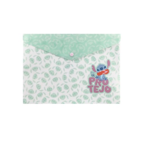 Teczka plastikowa na guzik Stitch A4 nadruk Patio (75132PTR)