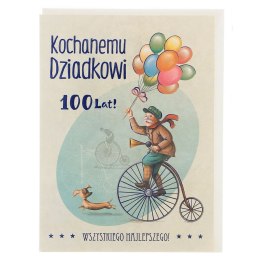 Kartka składana [mm:] 145x195 Art Nuvo (D/B)