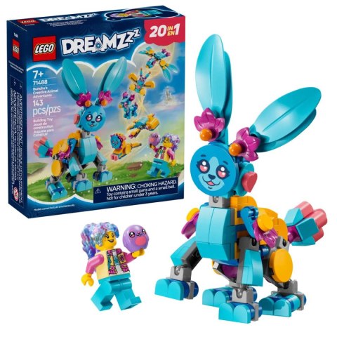 Klocki konstrukcyjne DREAMZzz Kreatywne zwierzęce przygody Bunchu Lego (71488) Klocki konstrukcyjne DREAMZzz Kreatywne zwierzęce przygody Bunchu Lego (71488)