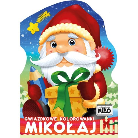Książeczka edukacyjna gwiazdkowe kolorowanki Mikołaj Niko Książeczka edukacyjna gwiazdkowe kolorowanki Mikołaj Niko