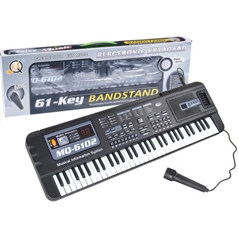 Organy Keyboard MQ-6102 61 Klawiszy Mikrofon Do Nauki Lean (1476) Organy Keyboard MQ-6102 61 Klawiszy Mikrofon Do Nauki Lean (1476)