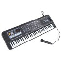Organy Keyboard MQ-6102 61 Klawiszy Mikrofon Do Nauki Lean (1476)