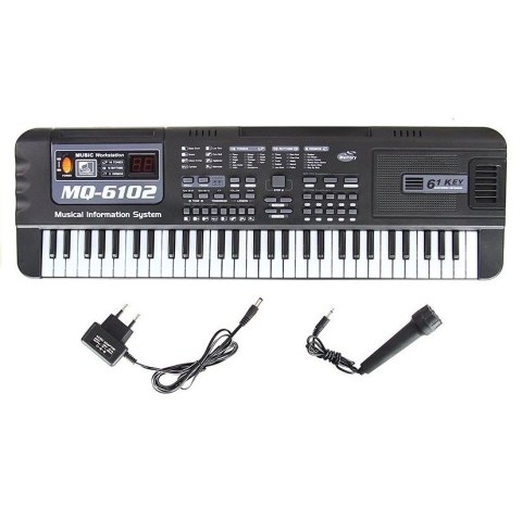Organy Keyboard MQ-6102 61 Klawiszy Mikrofon Do Nauki Lean (1476) Organy Keyboard MQ-6102 61 Klawiszy Mikrofon Do Nauki Lean (1476)