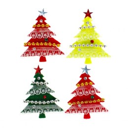 Ozdoba filcowa BN Samoprzylepne choinki Craft with Fun (501360)