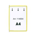 Panele prezentacyjne Tarifold A4 10 szt. żółte (114004TR)