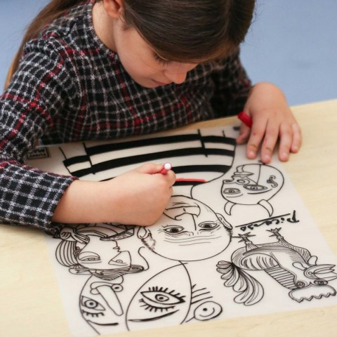 Podkład na biurko FUNNY MAT TRANSPARENT PLAC ZABAW sfu1250 polipropylen PP [mm:] 300x400 Strigo (8681379312509)