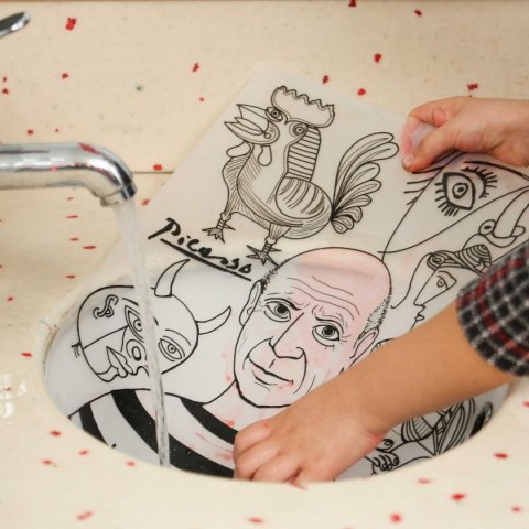 Podkład na biurko FUNNY MAT TRANSPARENT PLAC ZABAW sfu1250 polipropylen PP [mm:] 300x400 Strigo (8681379312509)