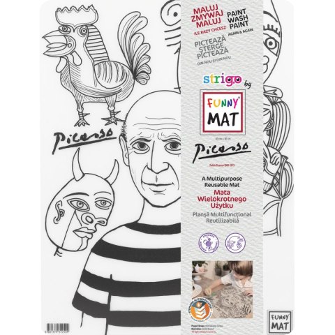 Podkład na biurko FUNNY MAT TRANSPARENT PLAC ZABAW sfu1250 polipropylen PP [mm:] 300x400 Strigo (8681379312509)