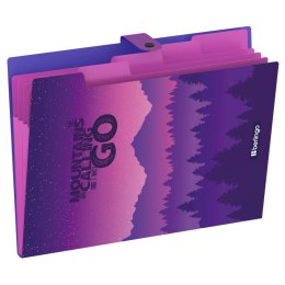 Teczka z przegródkami A4 kolor: mix 5 przegródek Berlingo (352471)