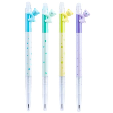 Długopis wymazywalny Jungle wkład niebieski 0,5mm Happy Color (HA 4121 01HB-3 KP36)