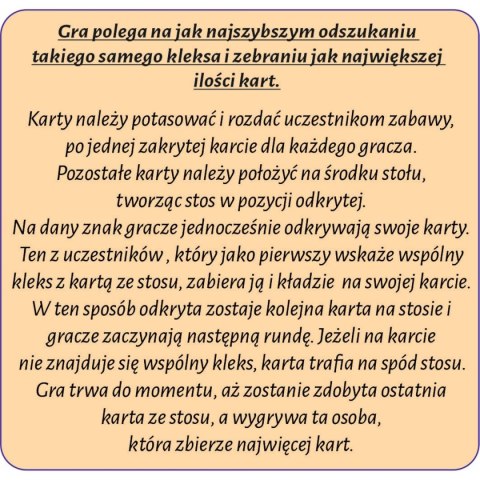 Gra karciana KLEKSY I PLAMY KLEKSY I PLAMY Abino Gra karciana KLEKSY I PLAMY KLEKSY I PLAMY Abino