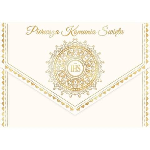 Kartka składana Karnet A5 KOMUNIA KOPERTA IHS A5 Henry (5905701482207) Kartka składana Karnet A5 KOMUNIA KOPERTA IHS A5 Henry (5905701482207)