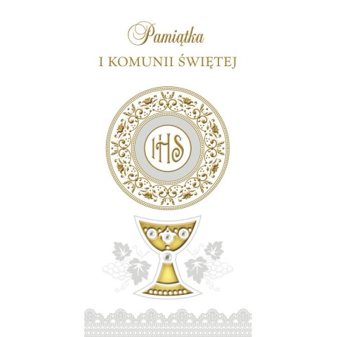 Kartka składana komunia dl DL Pol-mak (DLUX_KOM) Kartka składana komunia dl DL Pol-mak (DLUX_KOM)