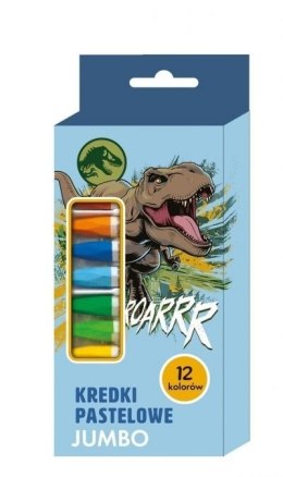 Kredki ołówkowe Jurassic Park pastel 12 kol. Beniamin