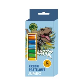 Kredki ołówkowe Jurassic Park pastel 12 kol. Beniamin