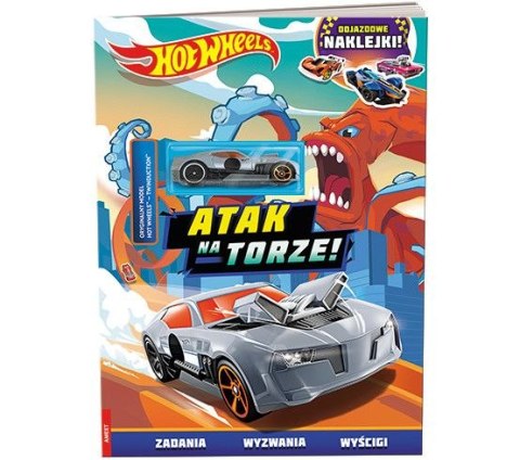 Książeczka edukacyjna Hot Wheels™. Atak na torze! Ameet (FLA 1601)