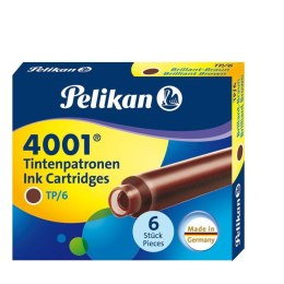 Naboje krótkie TP/6 brązowe 311928 brązowy Pelikan (100435996)