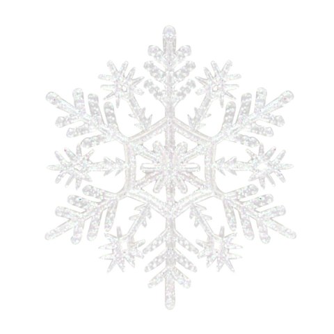 Ozdoba akrylowa Śnieżynki akrylowe (6 szt.) Arpex (BN1186)