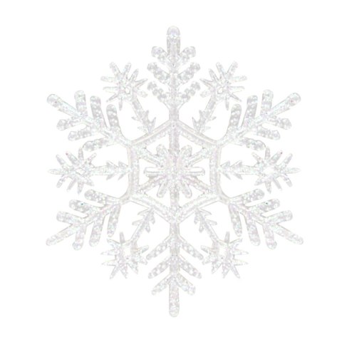 Ozdoba akrylowa Śnieżynki akrylowe (6 szt.) Arpex (BN1186)