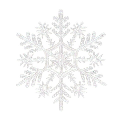 Ozdoba akrylowa Śnieżynki akrylowe (6 szt.) Arpex (BN1186)
