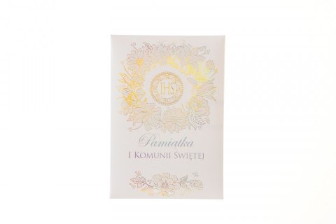 Pamiątka z komunii świętej Komunia Tłoczona holograf Merigraf (9788365430359)