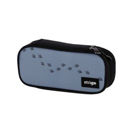 Piórnik DINOZAUR szary prostąkątny Strigo (SSC249)