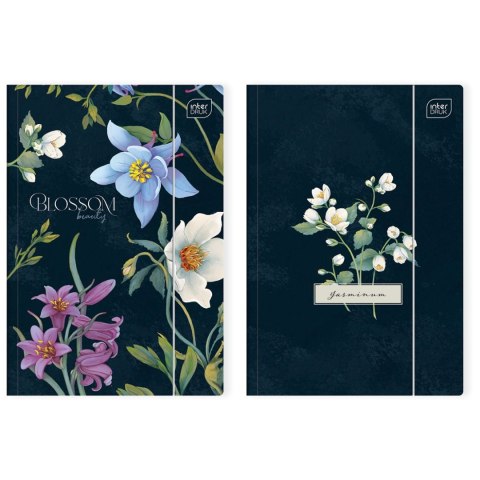 Teczka kartonowa na gumkę HYBRID FIORI A4+ mix 350g Interdruk Teczka kartonowa na gumkę HYBRID FIORI A4+ mix 350g Interdruk