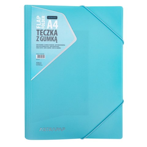 Teczka plastikowa na gumkę PP PASTEL LINE A4 mix Astrapap (113024003) Teczka plastikowa na gumkę PP PASTEL LINE A4 mix Astrapap (113024003)