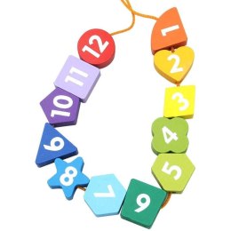 Zegarek dla dzieci Drewniany edukacyjny sorter Lean (9112)