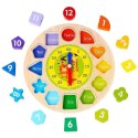 Zegarek dla dzieci Drewniany edukacyjny sorter Lean (9112)