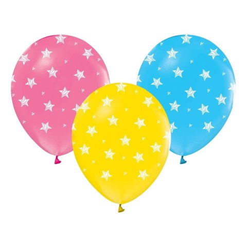 Balon foliowy Gwiazdki 12/5 szt 12cal Godan (131GZ-GWZ5) Balon foliowy Gwiazdki 12/5 szt 12cal Godan (131GZ-GWZ5)