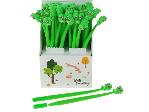 Długopis z żabką, giętki wkład niebieski Adar (599444)