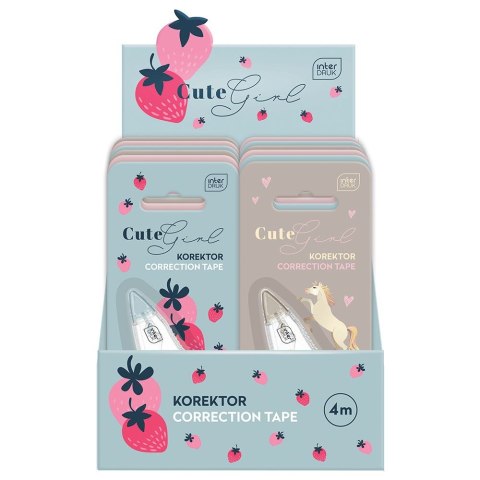 Korektor w taśmie (myszka) CUTE GIRL 59022773121814 [mm*m] Bebe