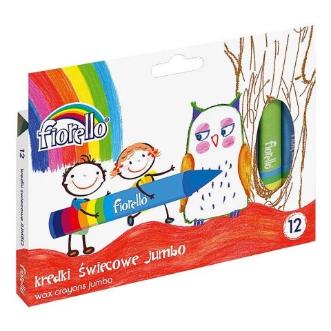 Kredki świecowe 12 kol. Fiorello (170-1384)