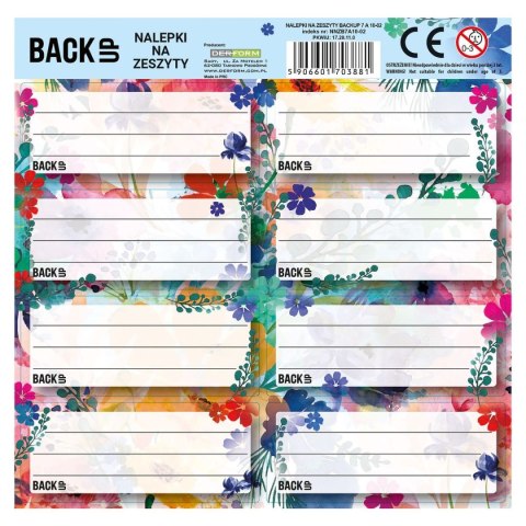 Naklejka na zeszyt Backup 7 Derform (NNZB7A10) Naklejka na zeszyt Backup 7 Derform (NNZB7A10)
