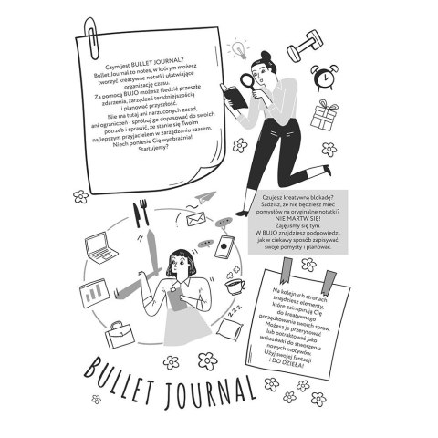 Organizer BUJ O Black 240k A5 mix Interdruk (A5)