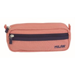 Piórnik kwadrat 2 suwaki 1918 różowy Milan (081148SNCP)