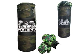 Rękawice bokserskie zestaw bokserski, worek i rękawice Adar (623071)